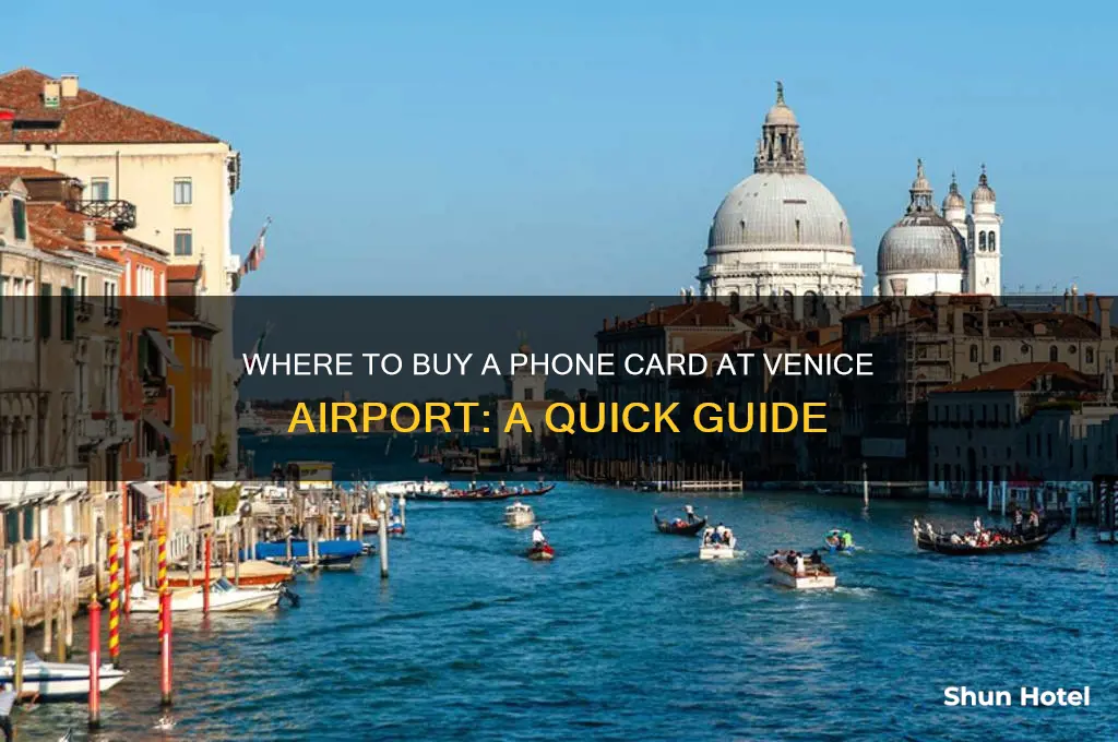 where do i get a phone card at venice airport