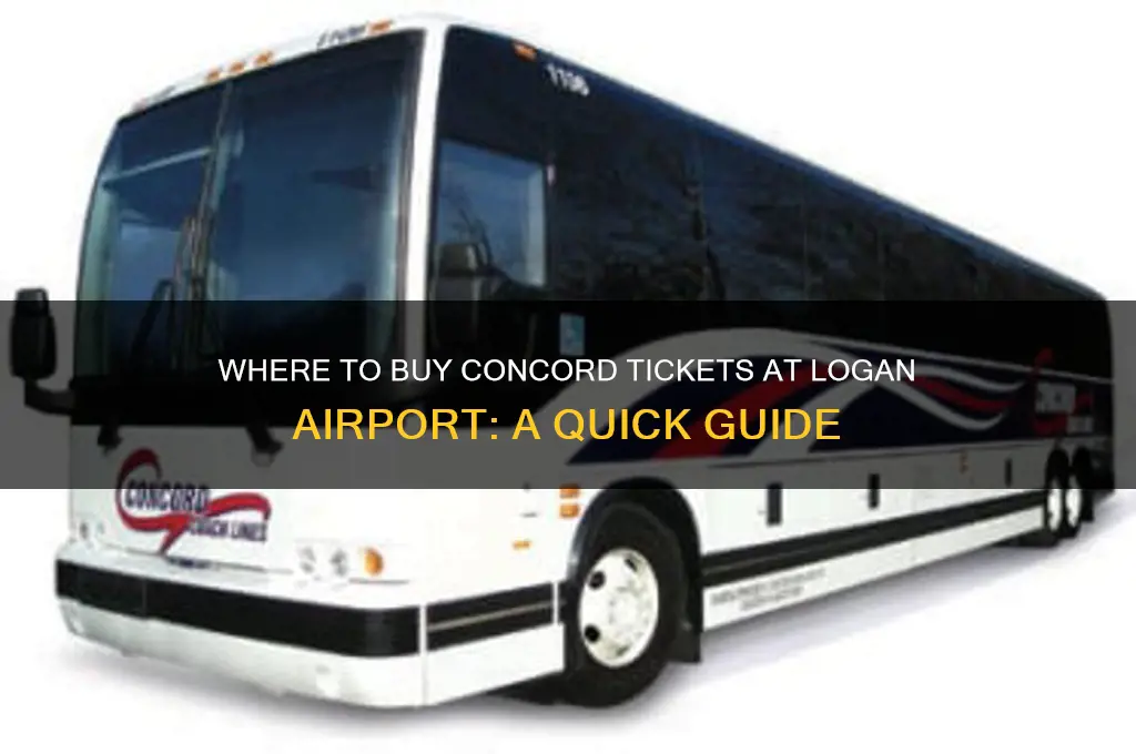 where do i get concord tickets at logan airport