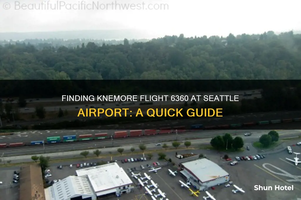 where do i get knemore flight 6360 in seattle airport