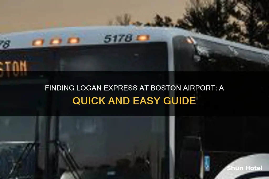 where do i get logan express at airport