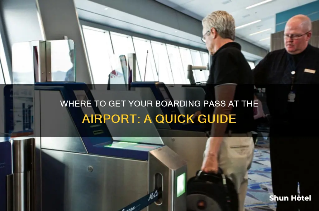 where do i get my boarding pass at airport