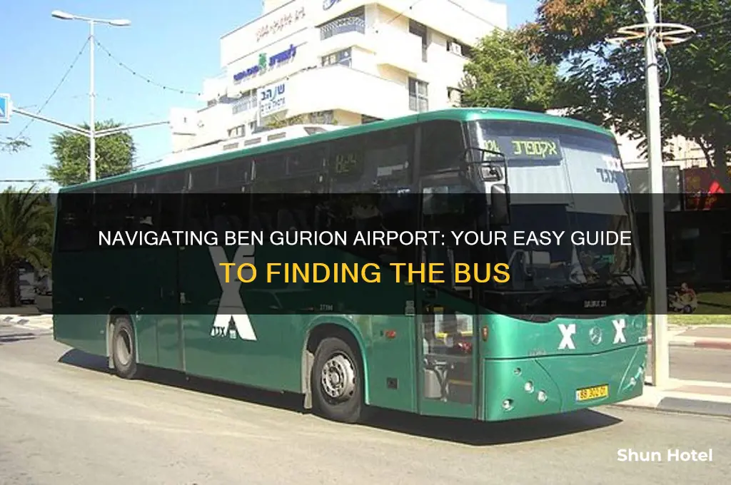 where do i get the bus at ben gurion airport
