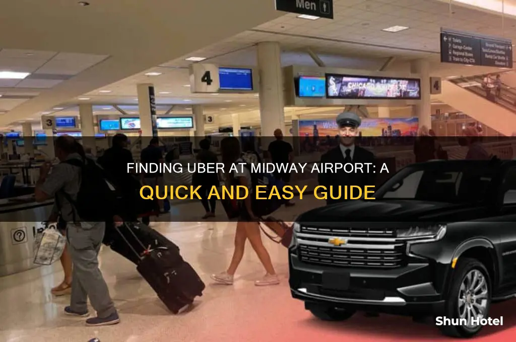 where do i get uber at midway airport