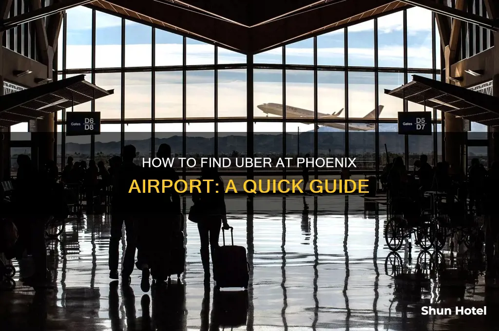 where do i get uber at phoenix airport