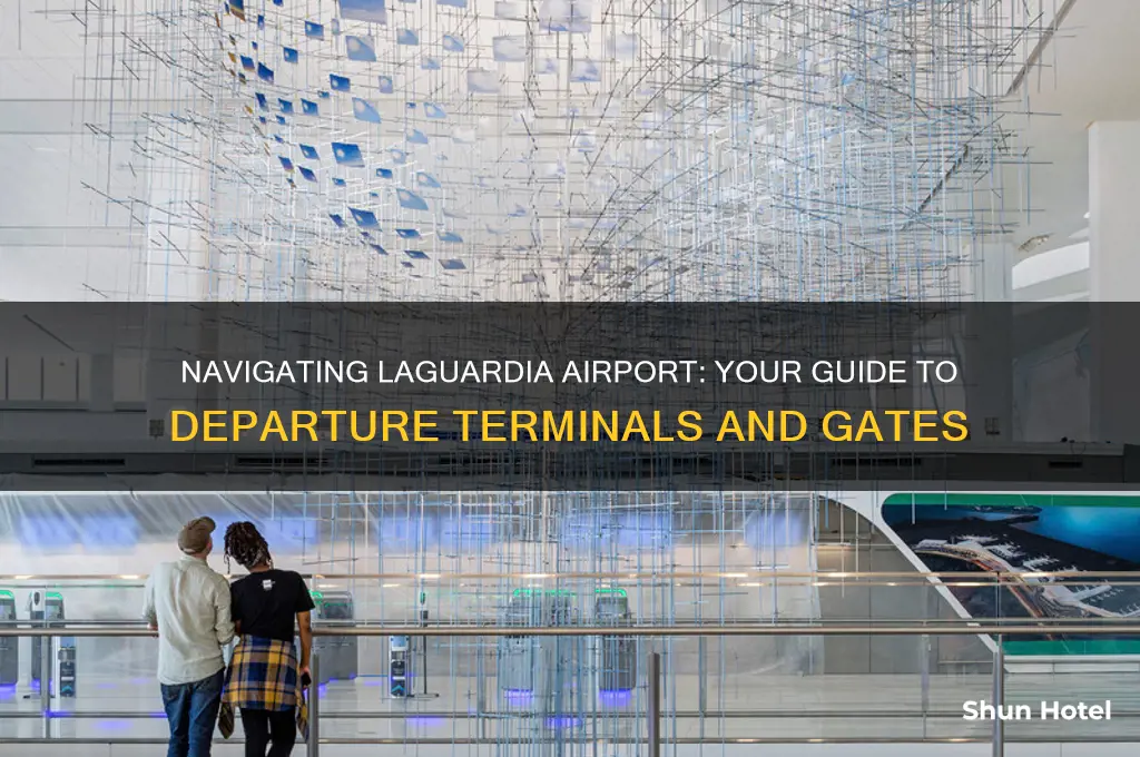 where do i go in laguardia airport to fly out