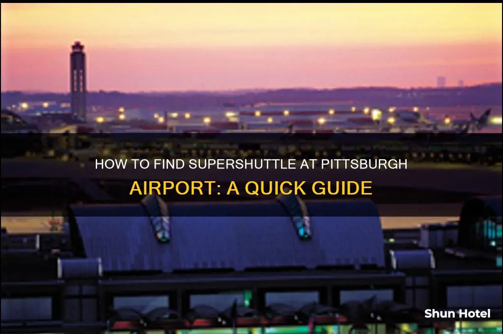 where do i go to get shupershuttle pitsburgh airport