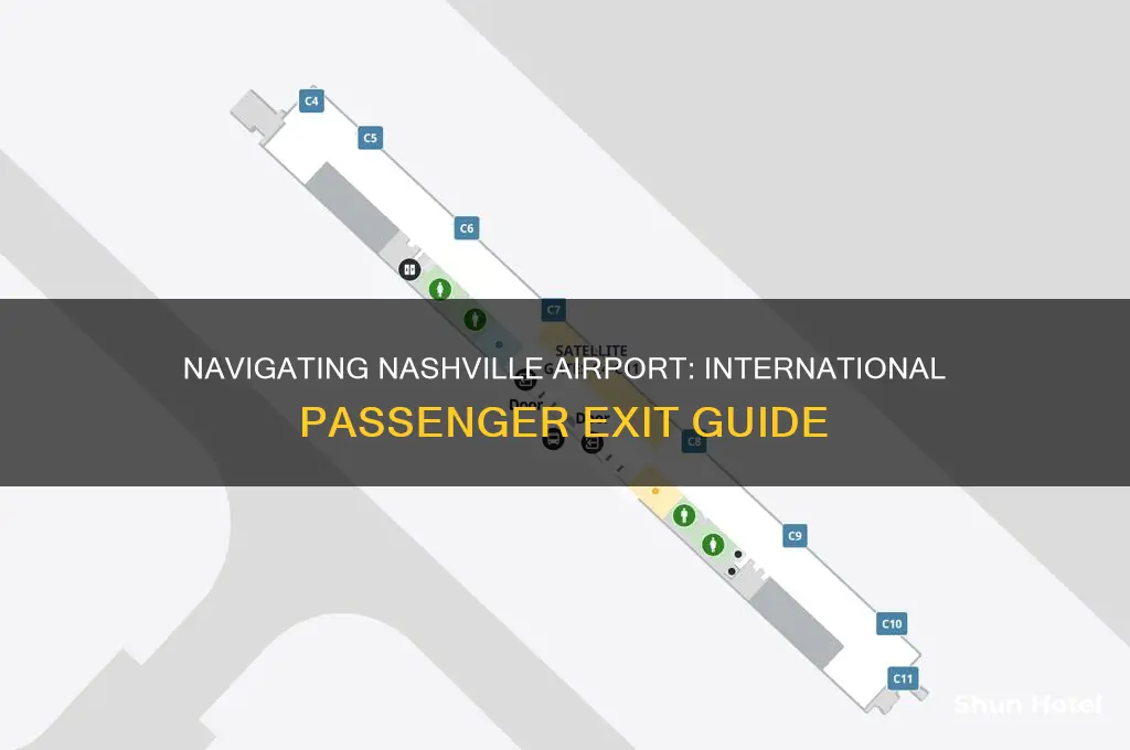 where do international passengers exit nashville airport