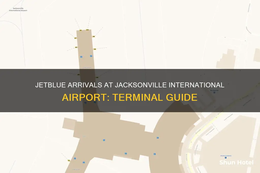 where do jetblue lines arrive at jacksonville international airport