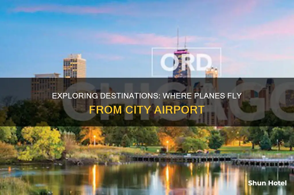 where do planes fly to from city airport