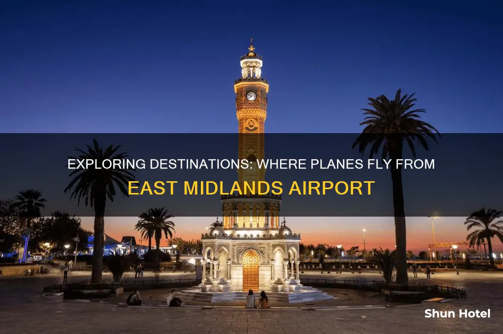 where do planes fly to from east midlands airport