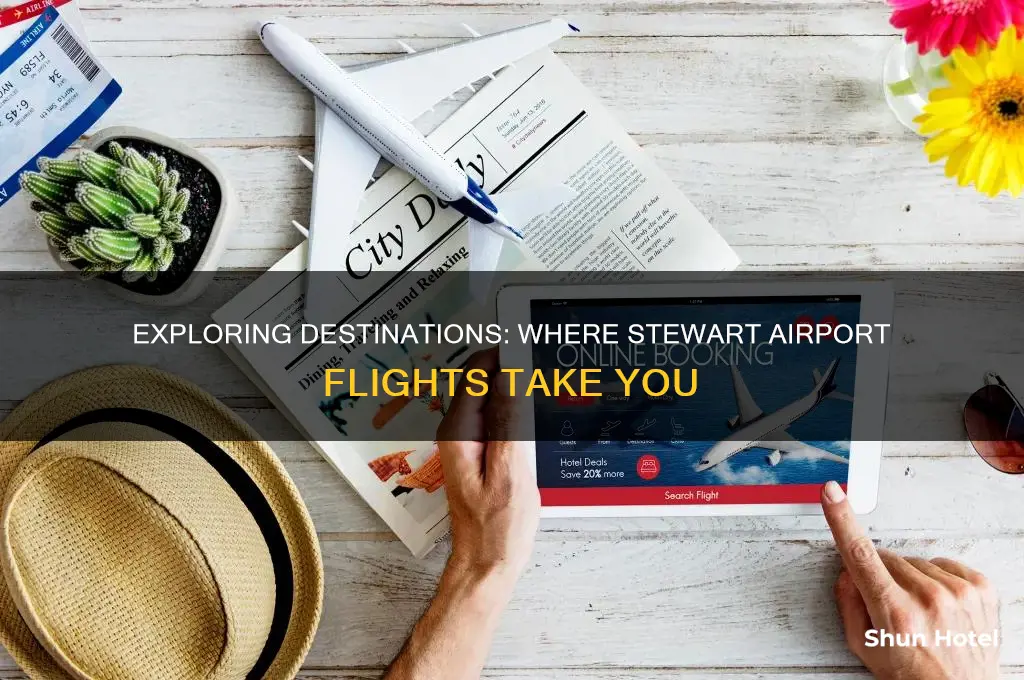 where do planes fly to from stewart airport