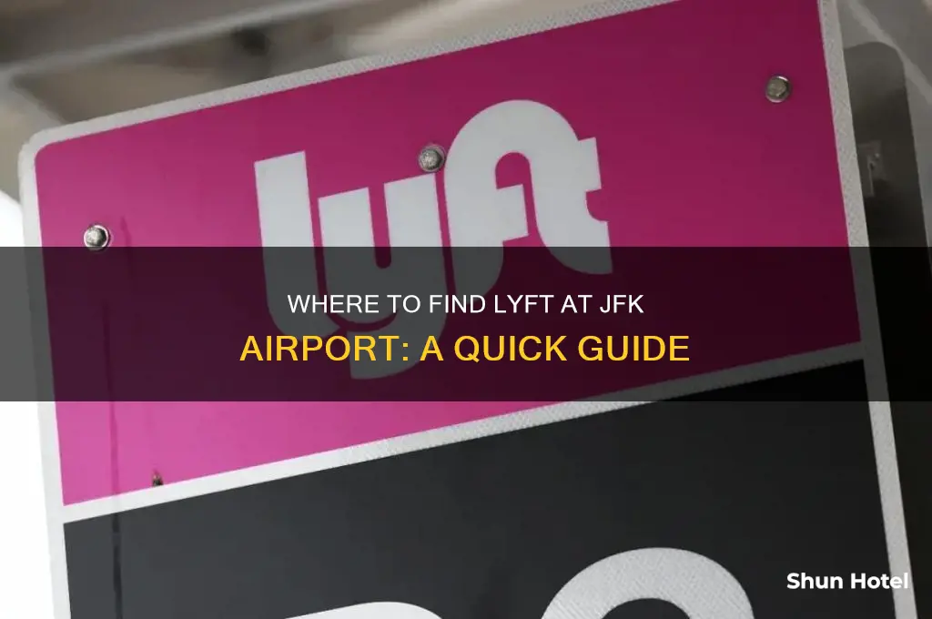 where do you get lyft at jfk airport