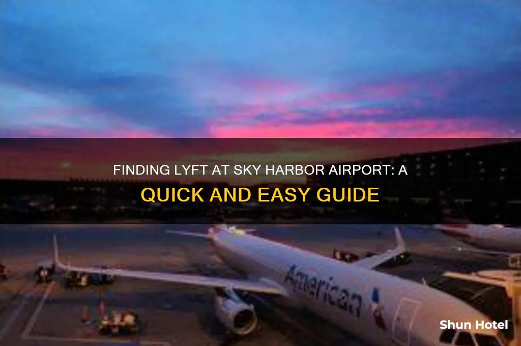 where do you get lyft at sky harbor airport