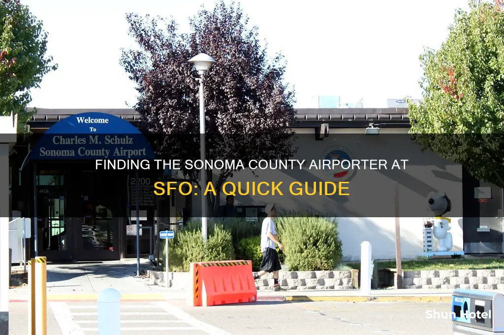 where do you get the sonoma county airporter at sfo