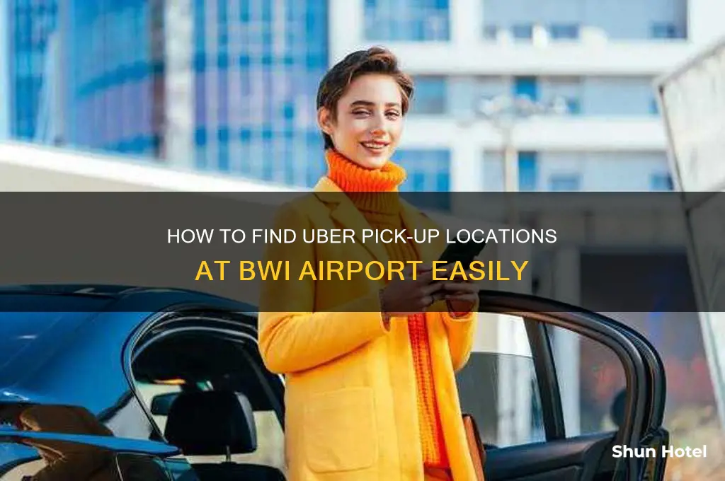 where do you get uber at bwi airport