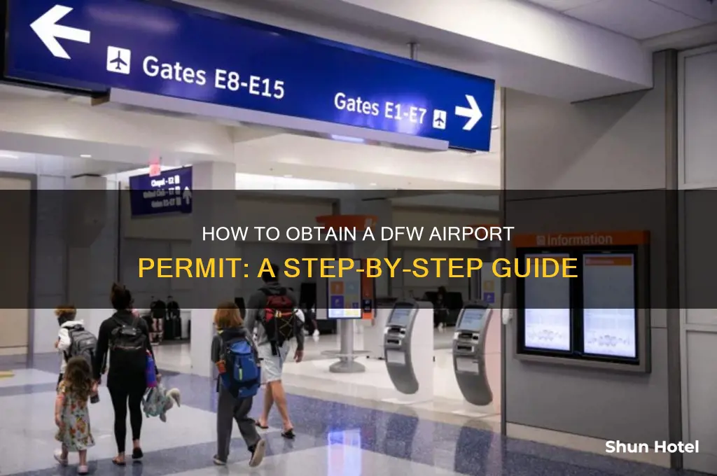 where do you go to get dfw airport permit