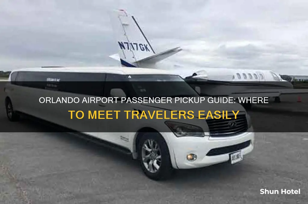 where do you pick up passengers at orlando international airport