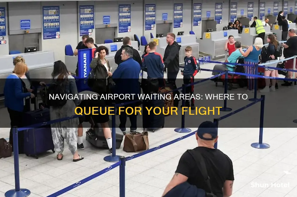 where do you wait to get on a plane airport