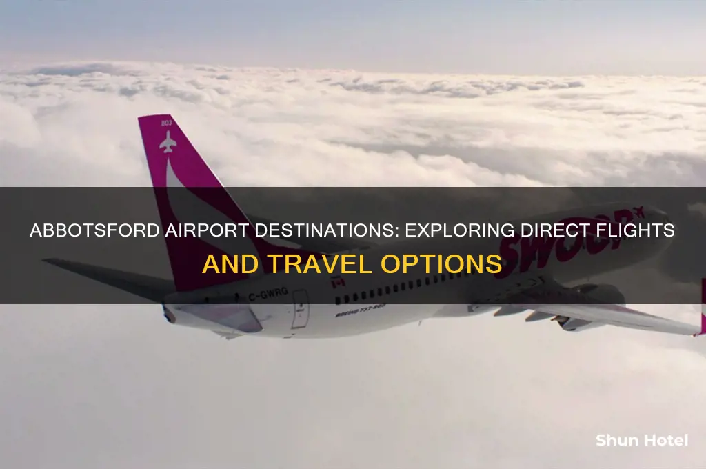 where does abbotsford airport fly to