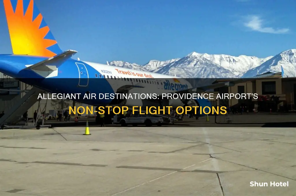 where does allegiant air fly to from providence airport