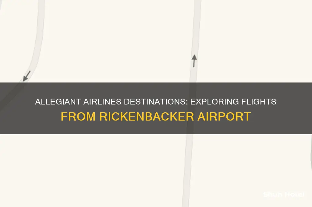 where does allegiant fly from rickenbacker airport