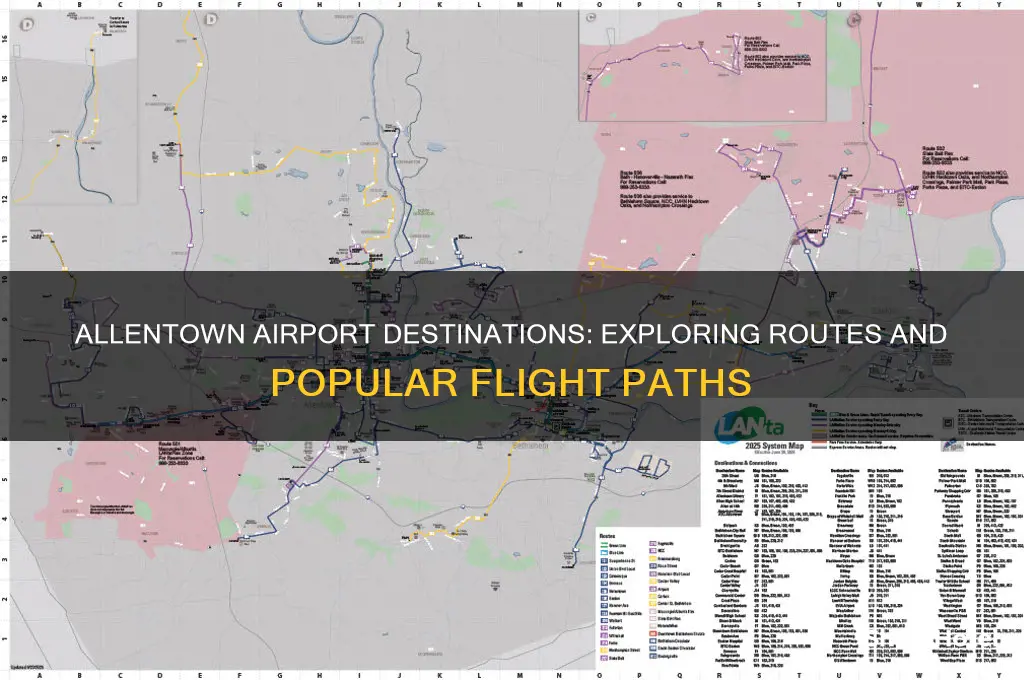 where does allontown airport fly