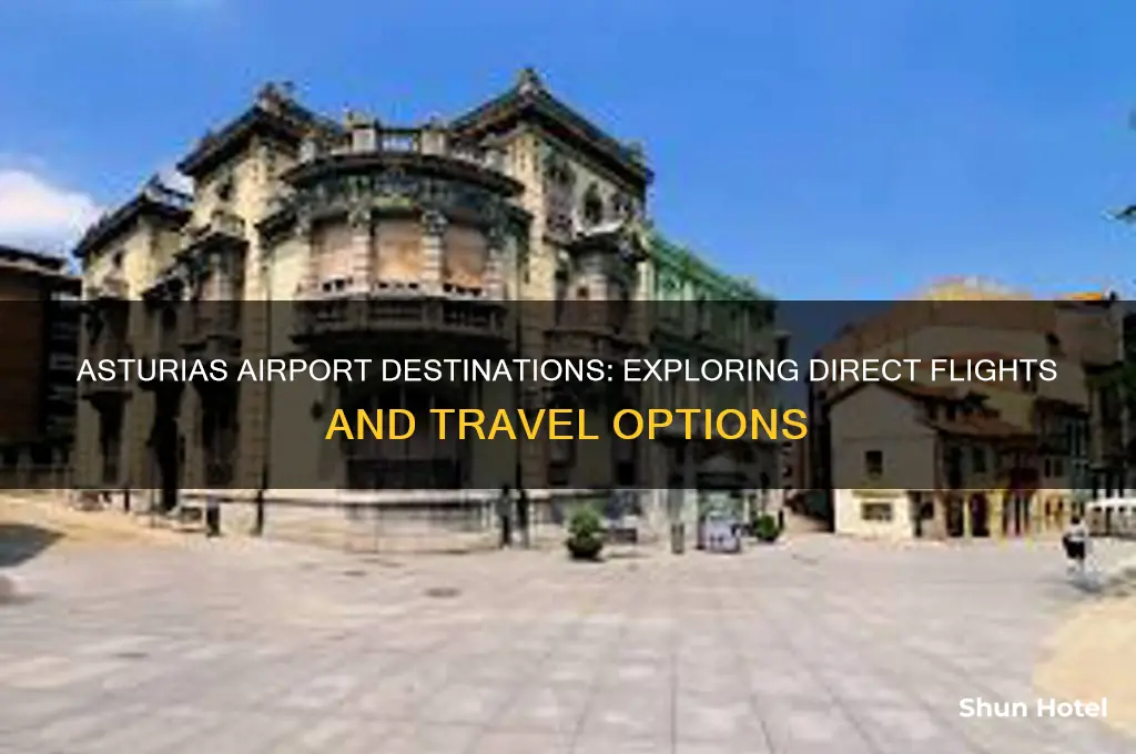 where does asturias airport fly to