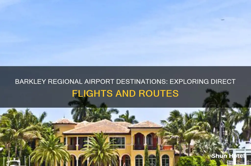 where does barkley regional airport fly to
