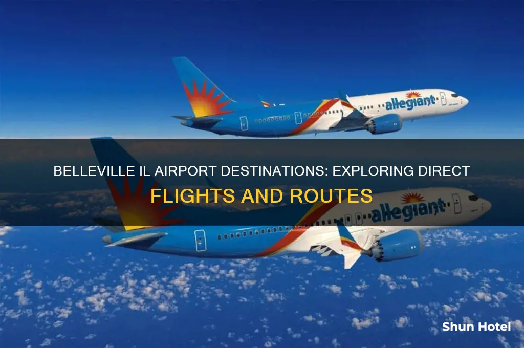 where does belleville il airport fly to