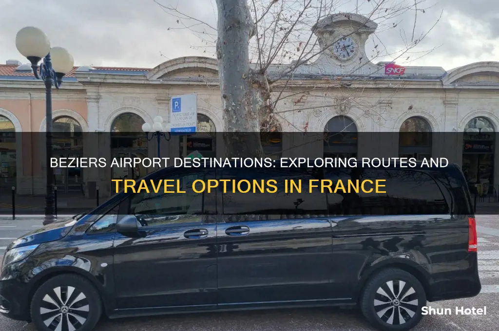 where does beziers airport fly to