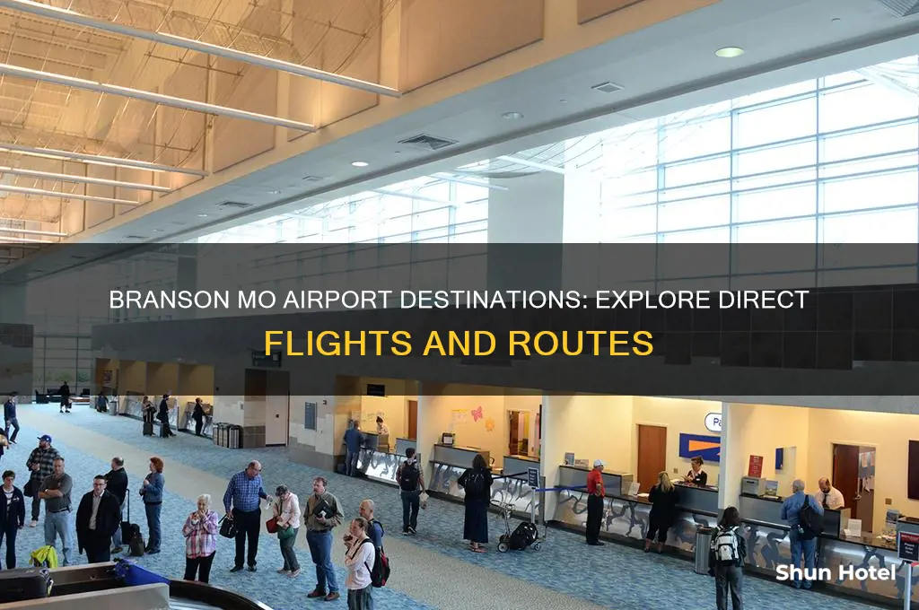 where does branson mo airport fly to