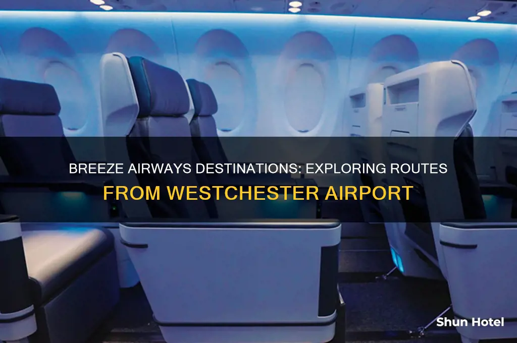 where does breeze fly to from westchester airport