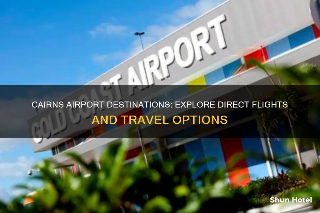 where does cairns airport fly to