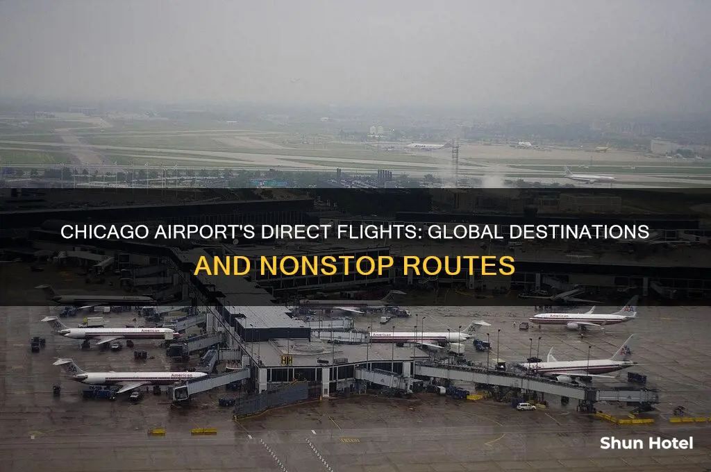 where does chicago airport fly direct to