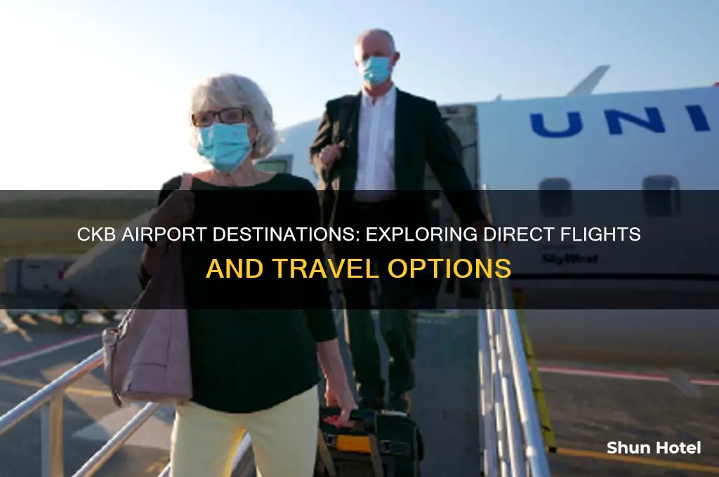where does ckb airport fly to
