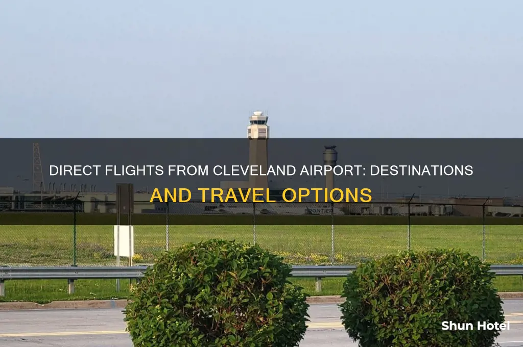 where does cle airport fly direct