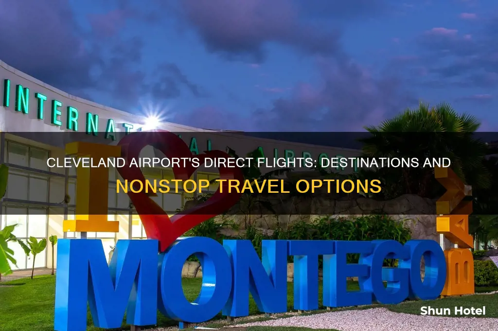 where does cleveland airport fly direct to