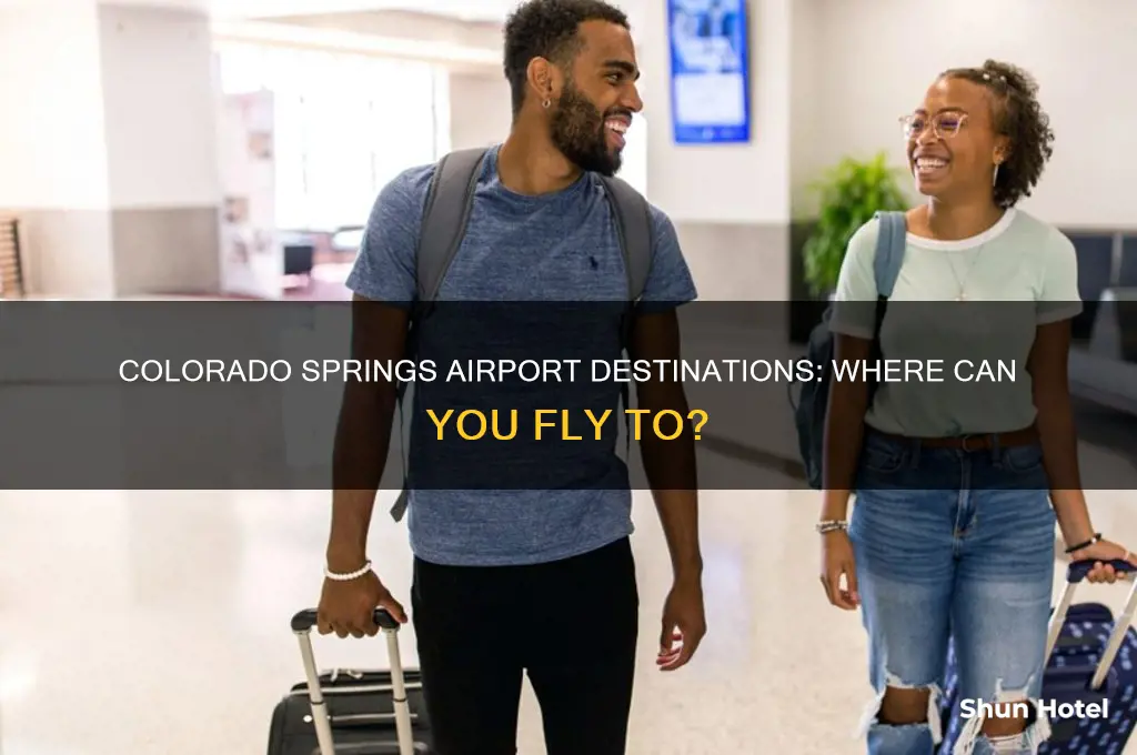 where does colorado springs airport fly to