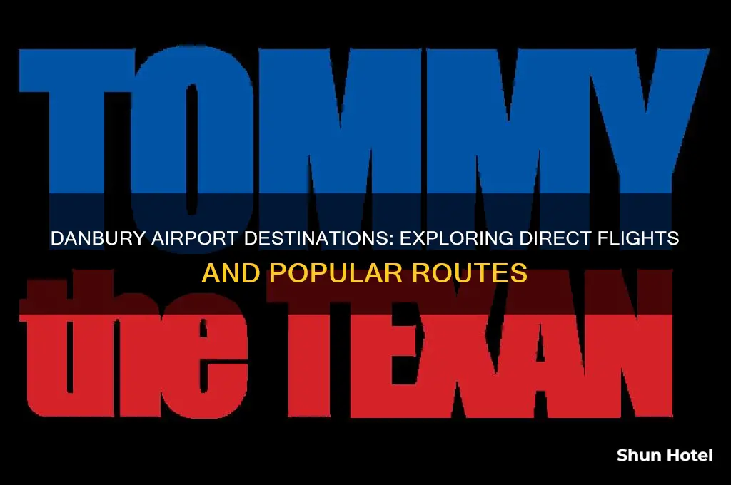 where does danbury airport fly to