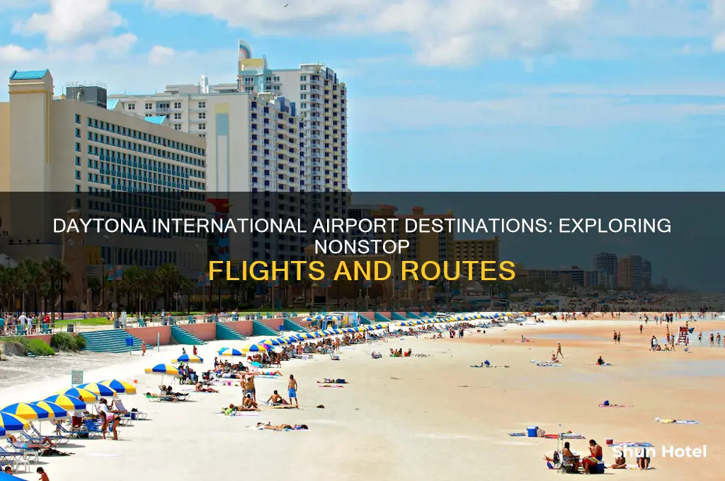 where does daytona international airport fly to