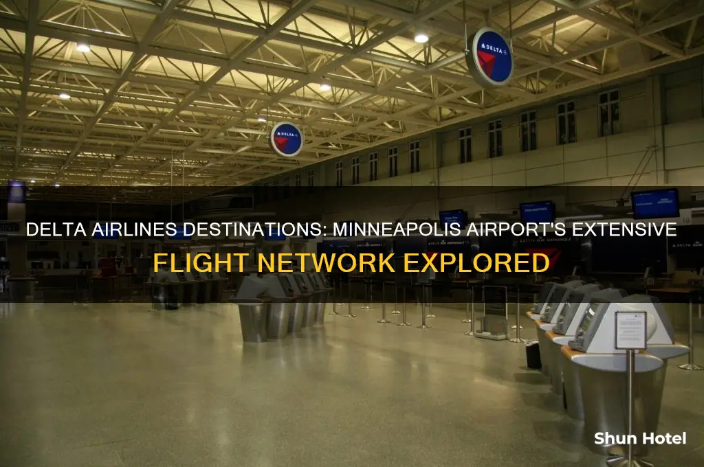 where does delta airlines fly from minneapolis airport