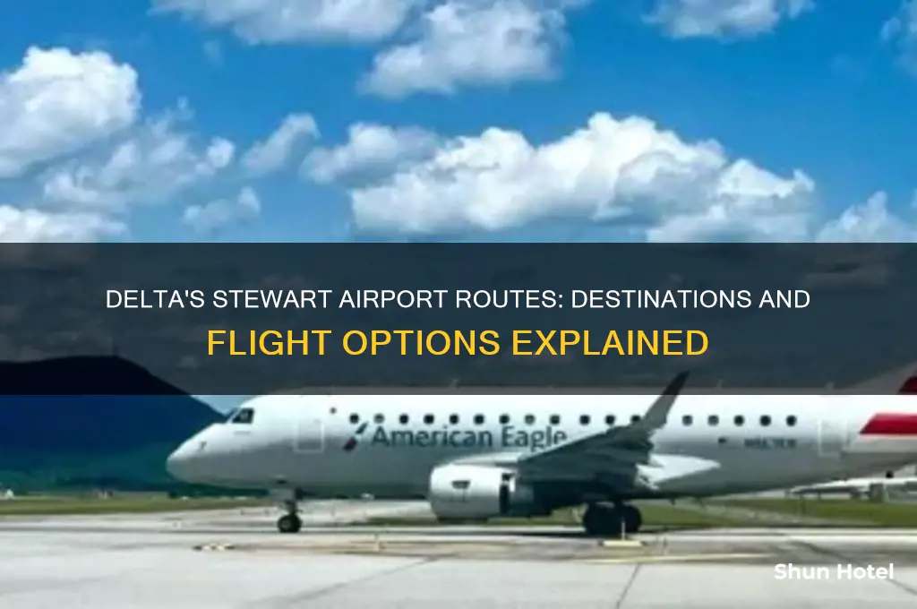 where does delta fly from stewart airport