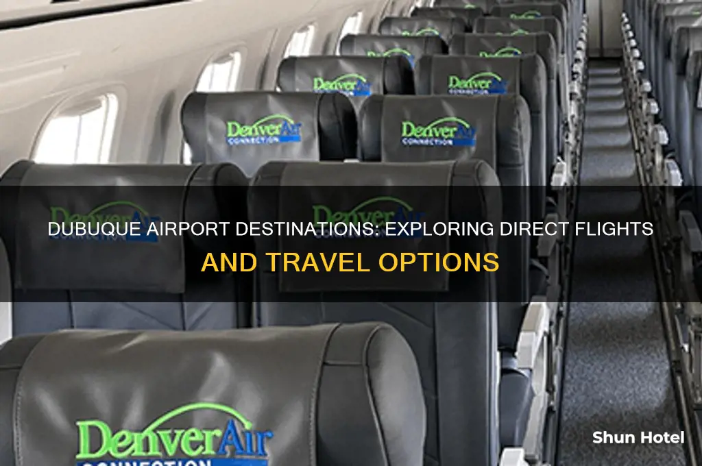 where does dubuque airport fly to