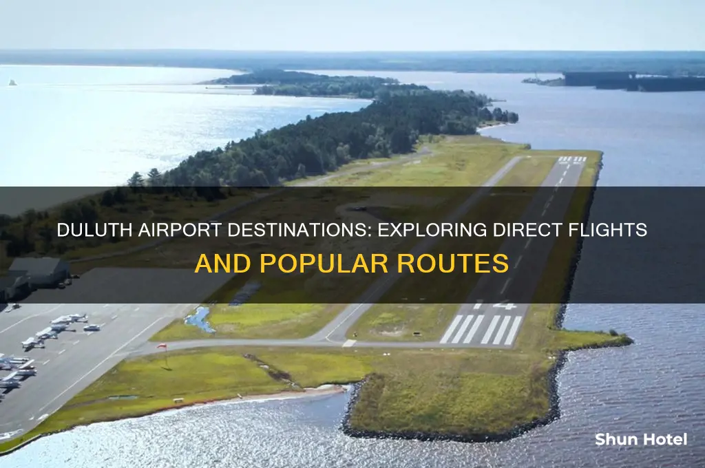 where does duluth airport fly to