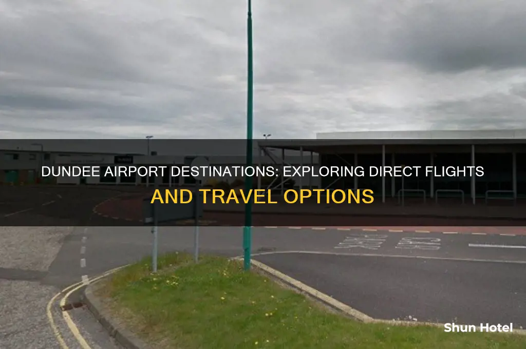 where does dundee airport fly to