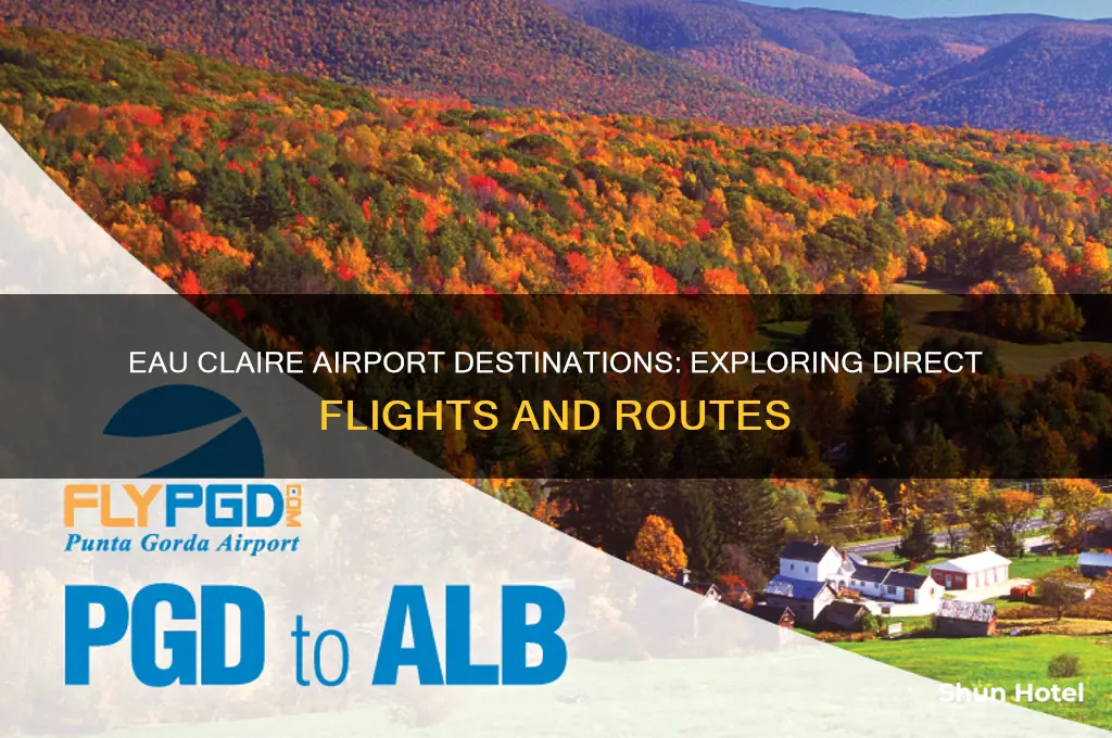 where does eau claire airport fly to