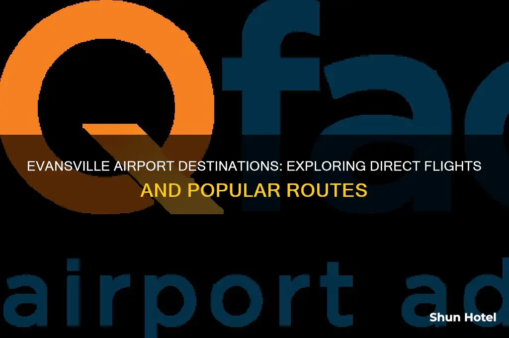 where does evansville airport fly to