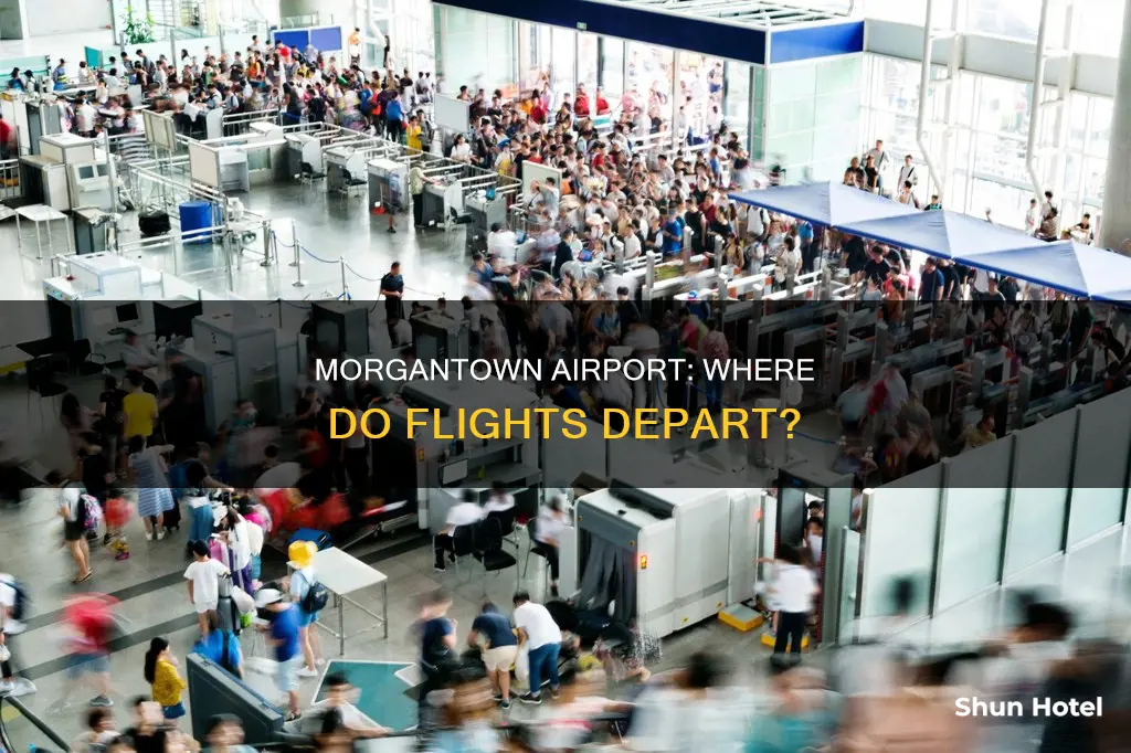 where does flights from morgantown airport