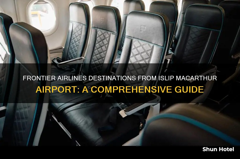 where does frontier fly from islip airport