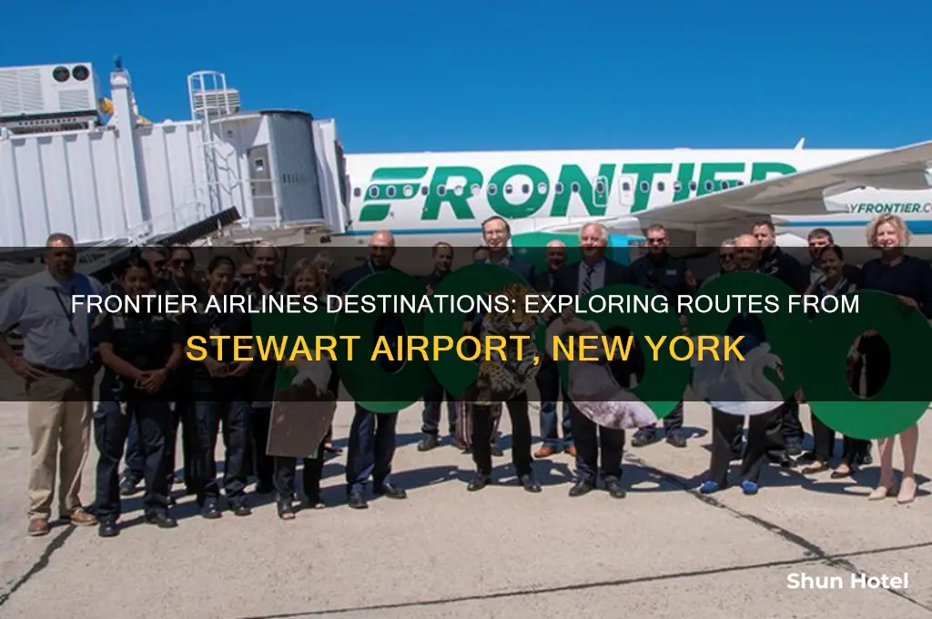 where does frontier fly from stewart airport